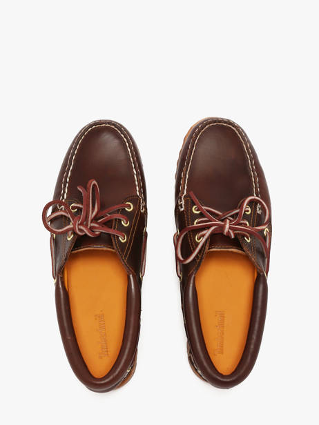 Bootschoenen Uit Leder Timberland Bruin women 13042141 ander zicht 3